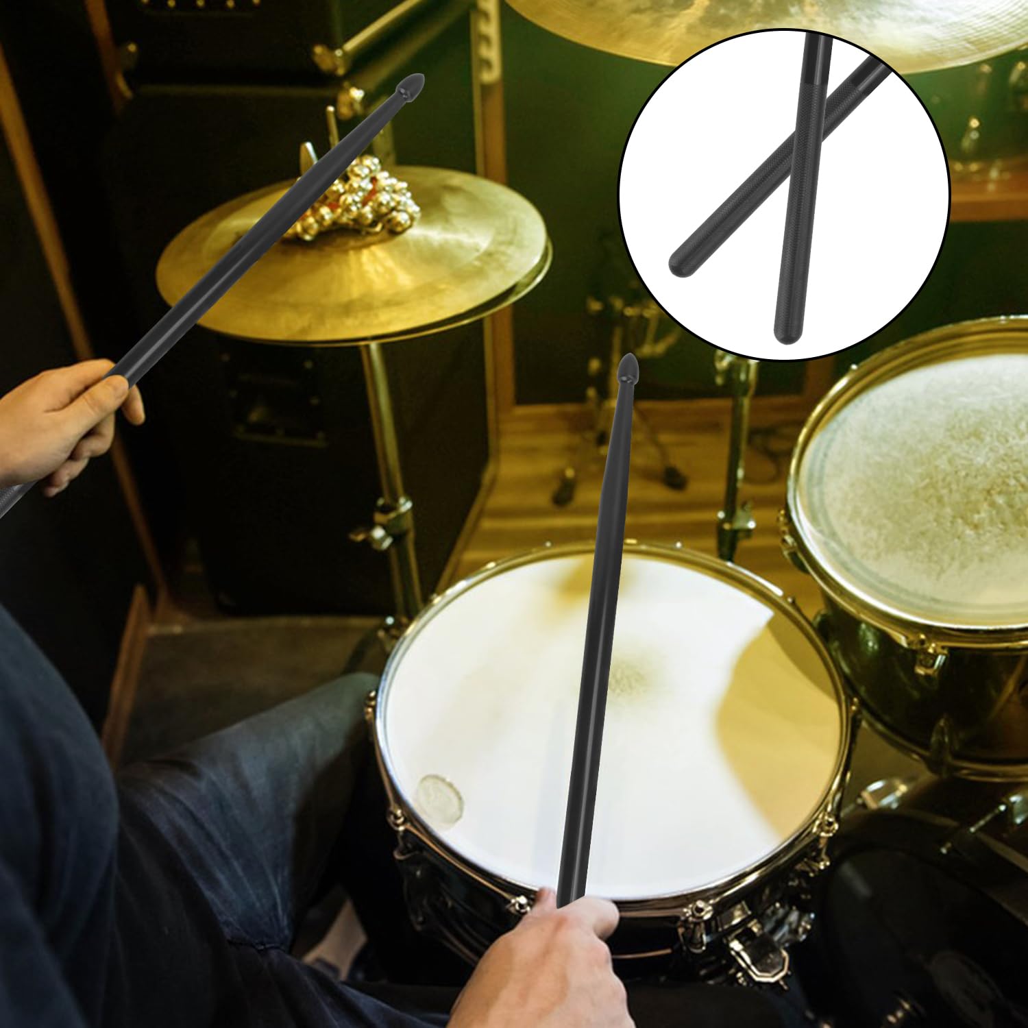12 pares de baquetas, Baquetas de Tambor de Alta Calidad 16 - Imagen 6