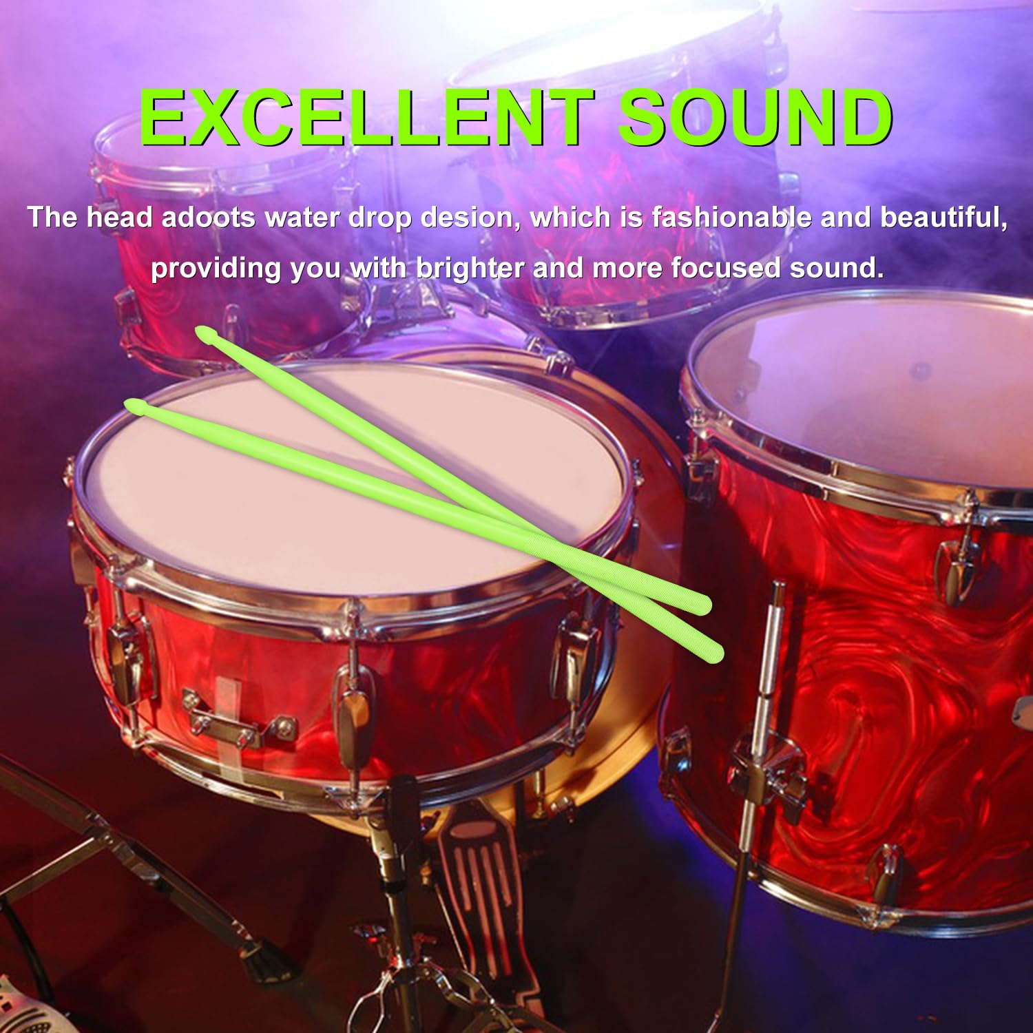 12 pares de baquetas, Baquetas de Tambor de Alta Calidad 16 - Imagen 5