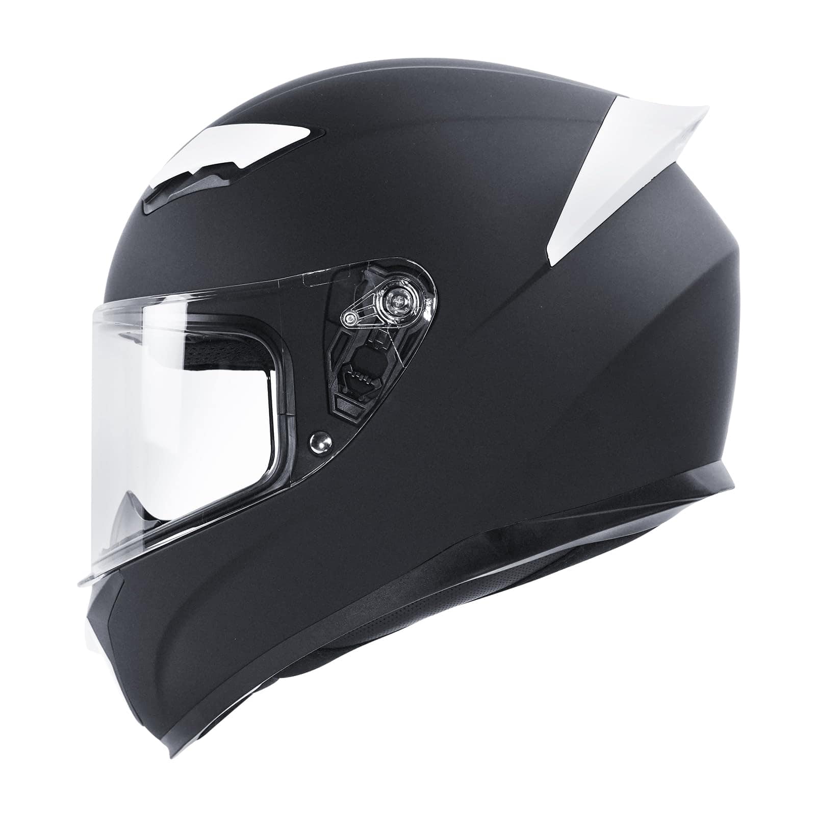 Casco De Moto Integral JQF Gear WS-607 -Negro Mate W