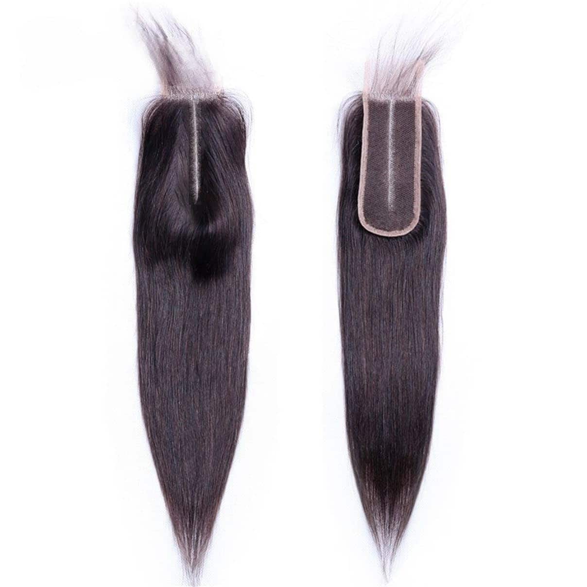 Cierre de encaje recto brasileño 2x6 100% cabello virgen - Imagen 3