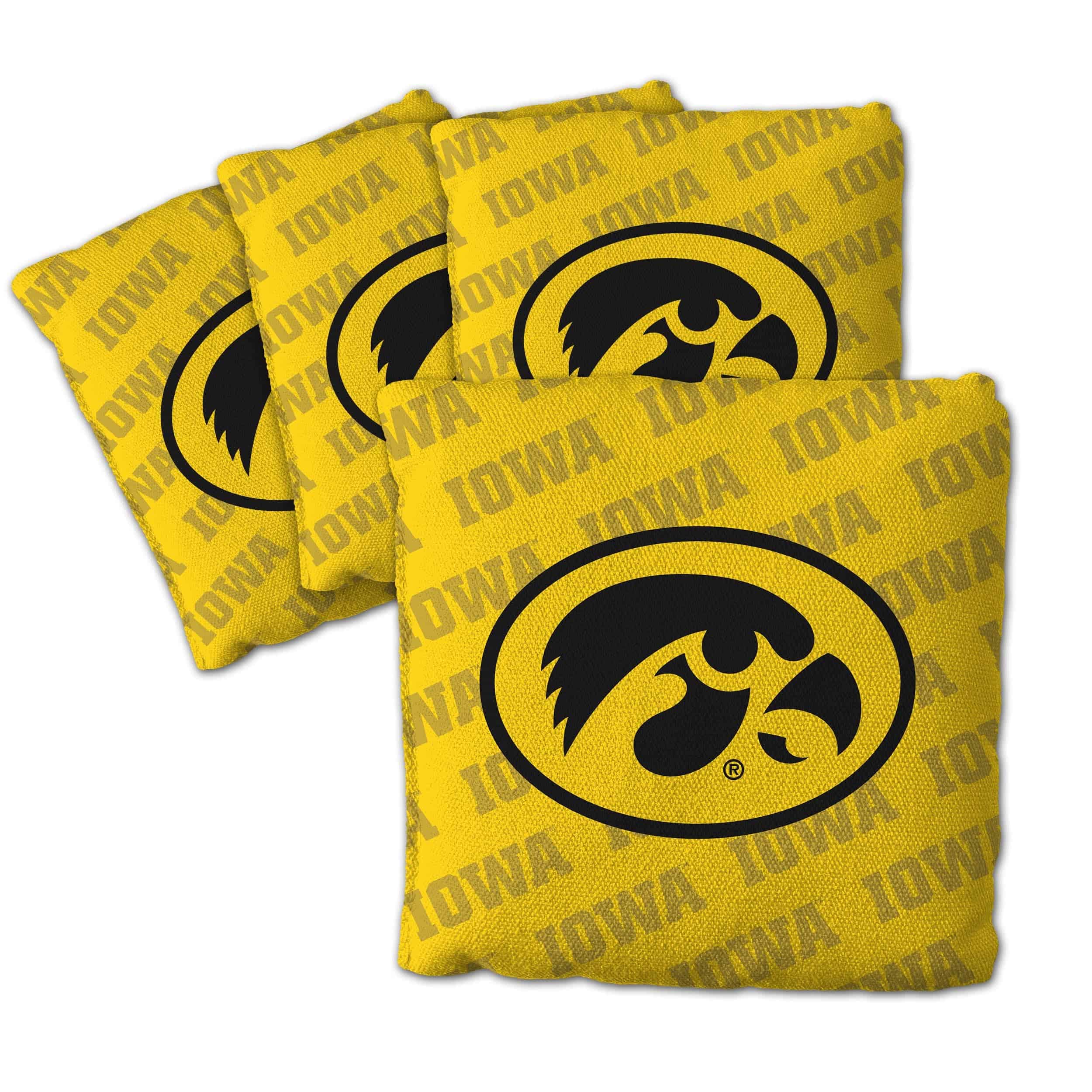 Bolsas de maíz para cornhole YouTheFan NCAA Iowa Hawkeyes -