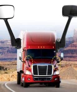 Ensamblaje de espejos de capó compatible con Freightliner