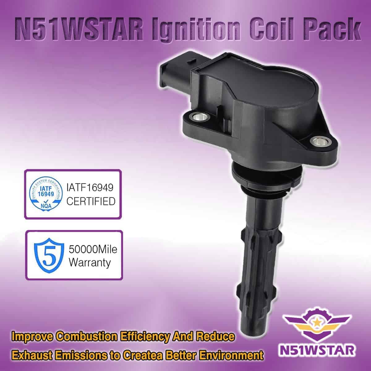 Conjunto de 6 Bobinas de Encendido N51WSTAR Uf535 - Imagen 5