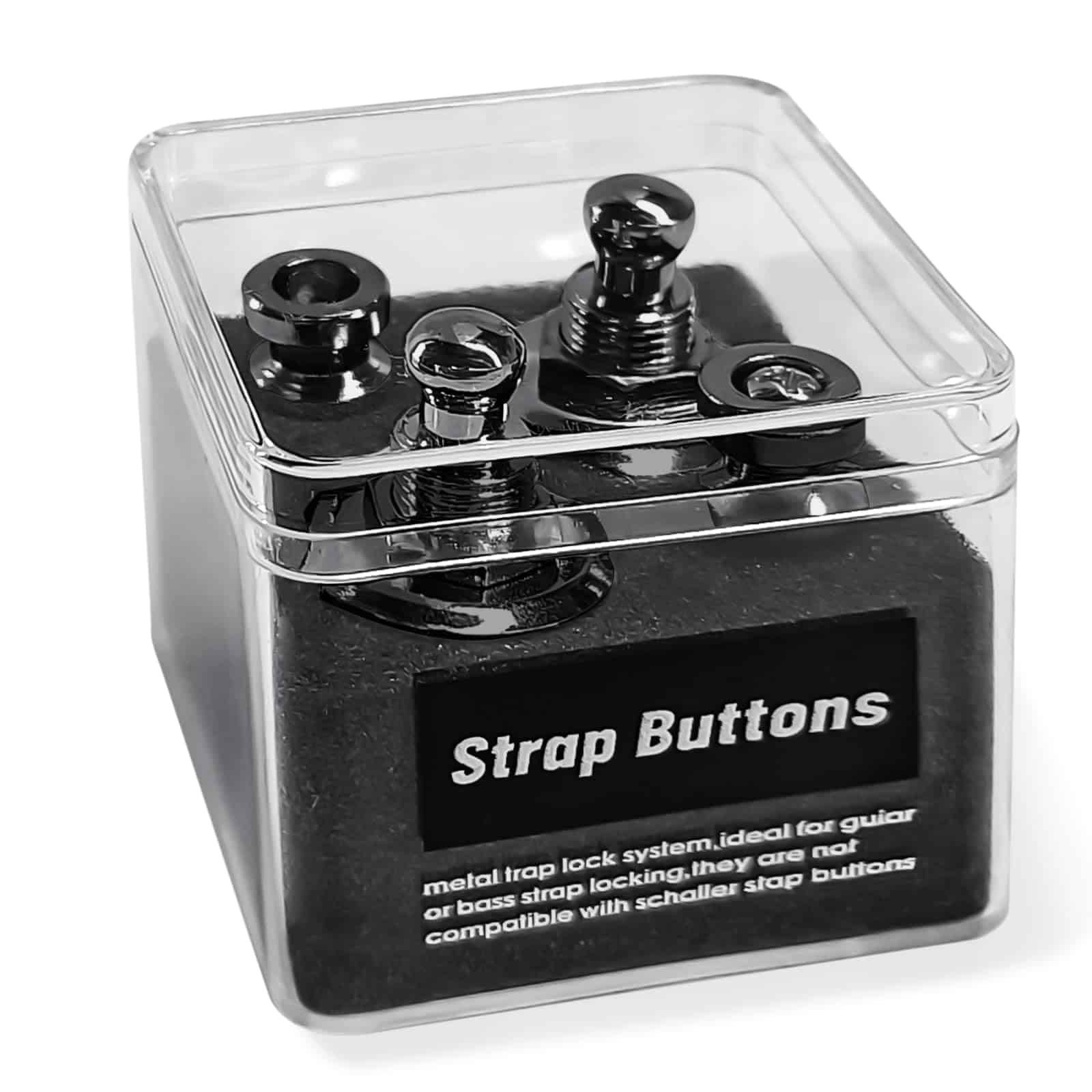 Botones de Bloqueo para Correa de Guitarra 2 PCS Guitar