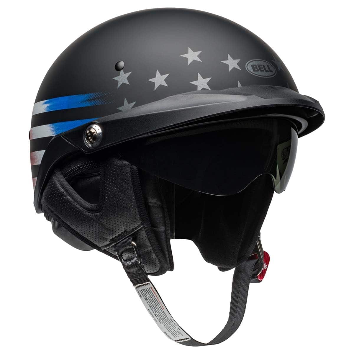 Casco BELL Pit Boss (Negro/Rojo Mate - Grande)