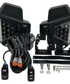 Espejos laterales LED SD Lighting M16 con -Negro