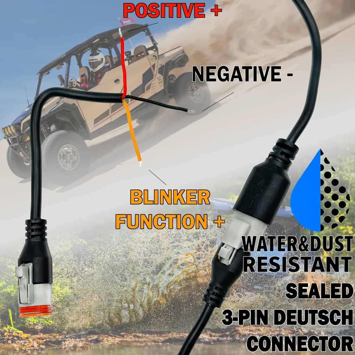 Espejos laterales LED SD Lighting M16 con -Negro - Imagen 6