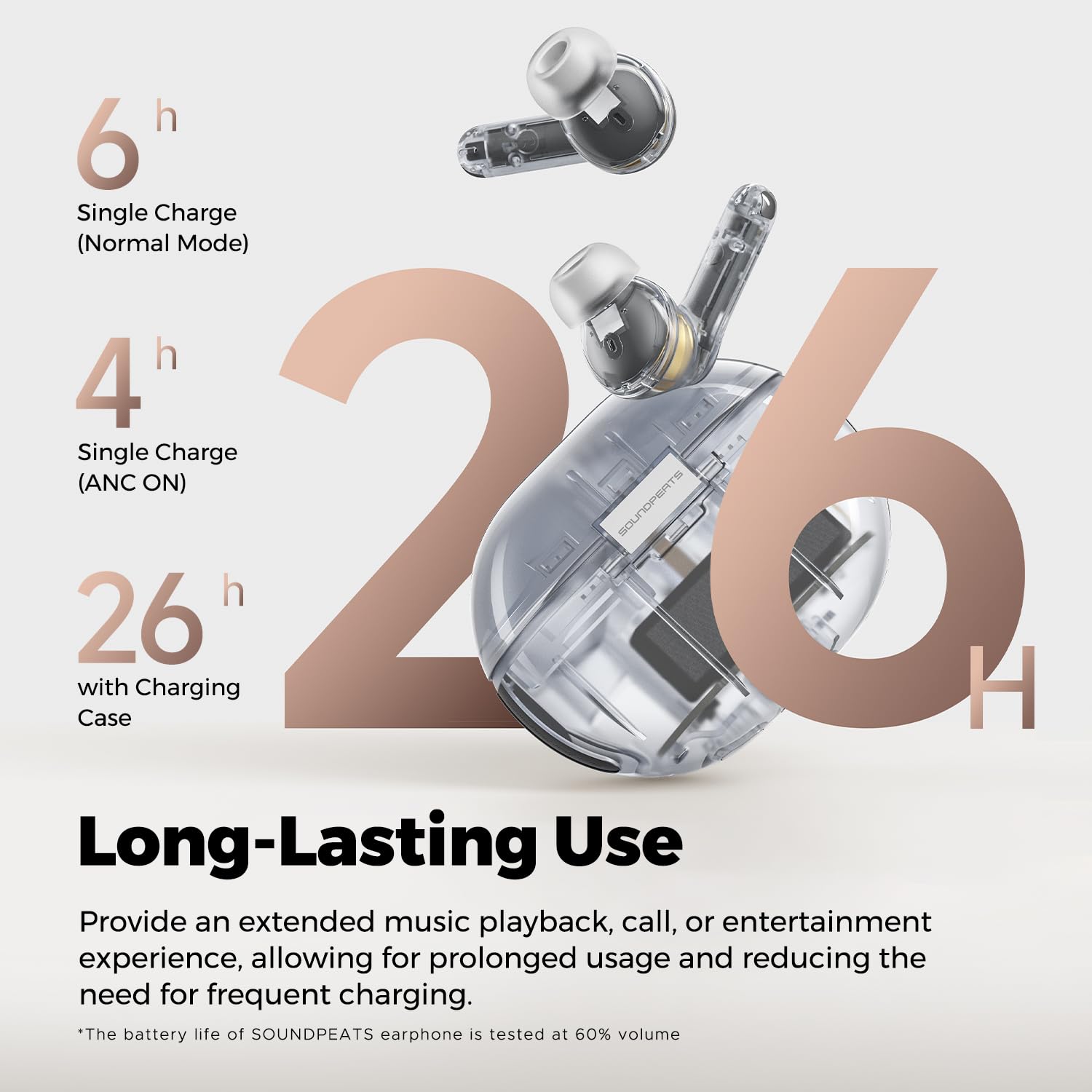 SoundPEATS Air4 Pro Audífonos Inalámbricos con Cancelación - Imagen 7