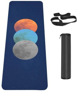 Tapete de Yoga Antideslizante TPE para Hombres y Mujeres,