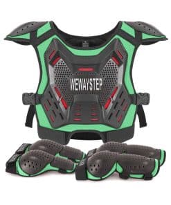 Equipo de protección para motocicleta para niños, armadura
