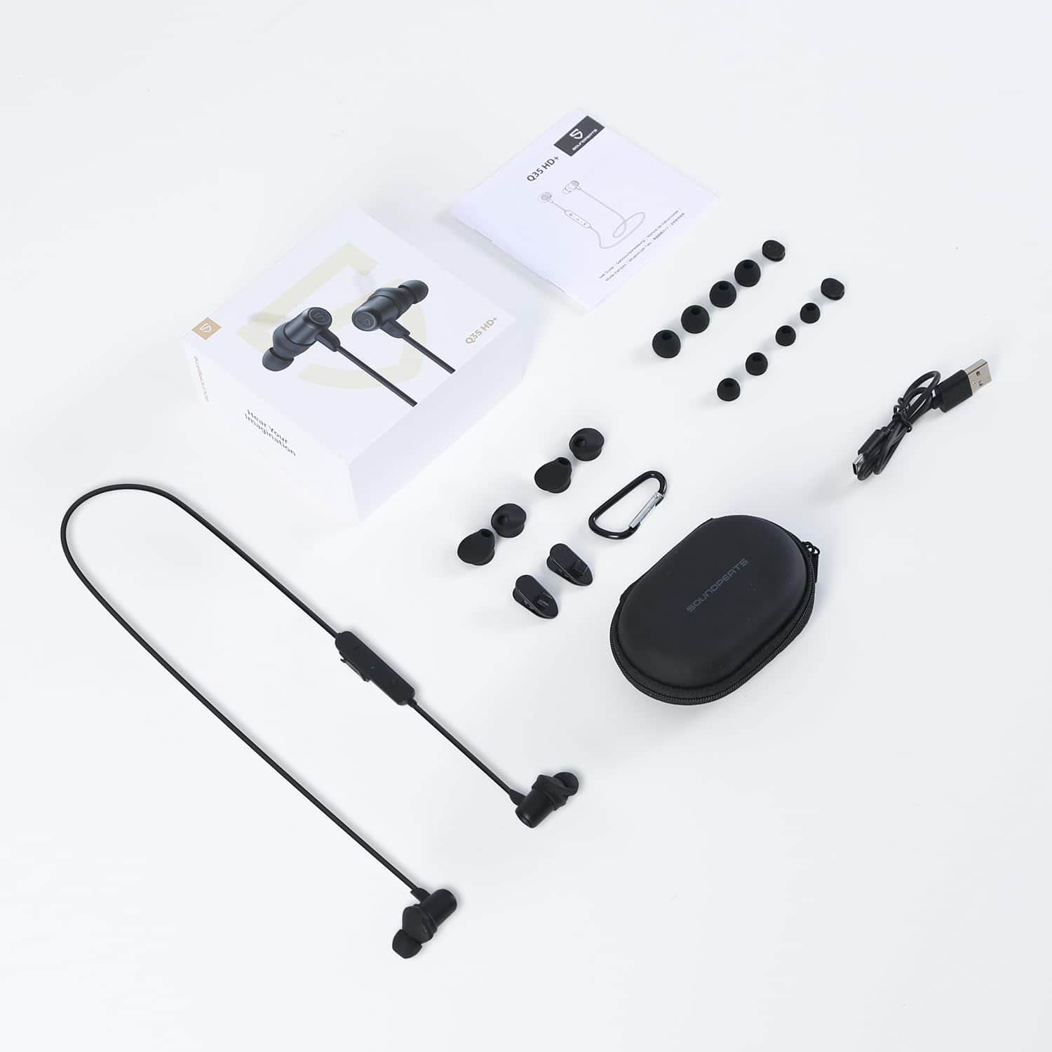 Audífonos inalámbricos SoundPEATS Q35 HD+ Neckband, - Imagen 10