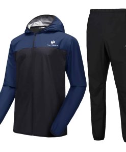 Traje de Sauna HOTSUIT para Hombres Sudaderas de -Azul Oscur