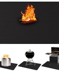 Sherytoy 48 x 36 Pulgadas Tapetes para Parrilla al Aire