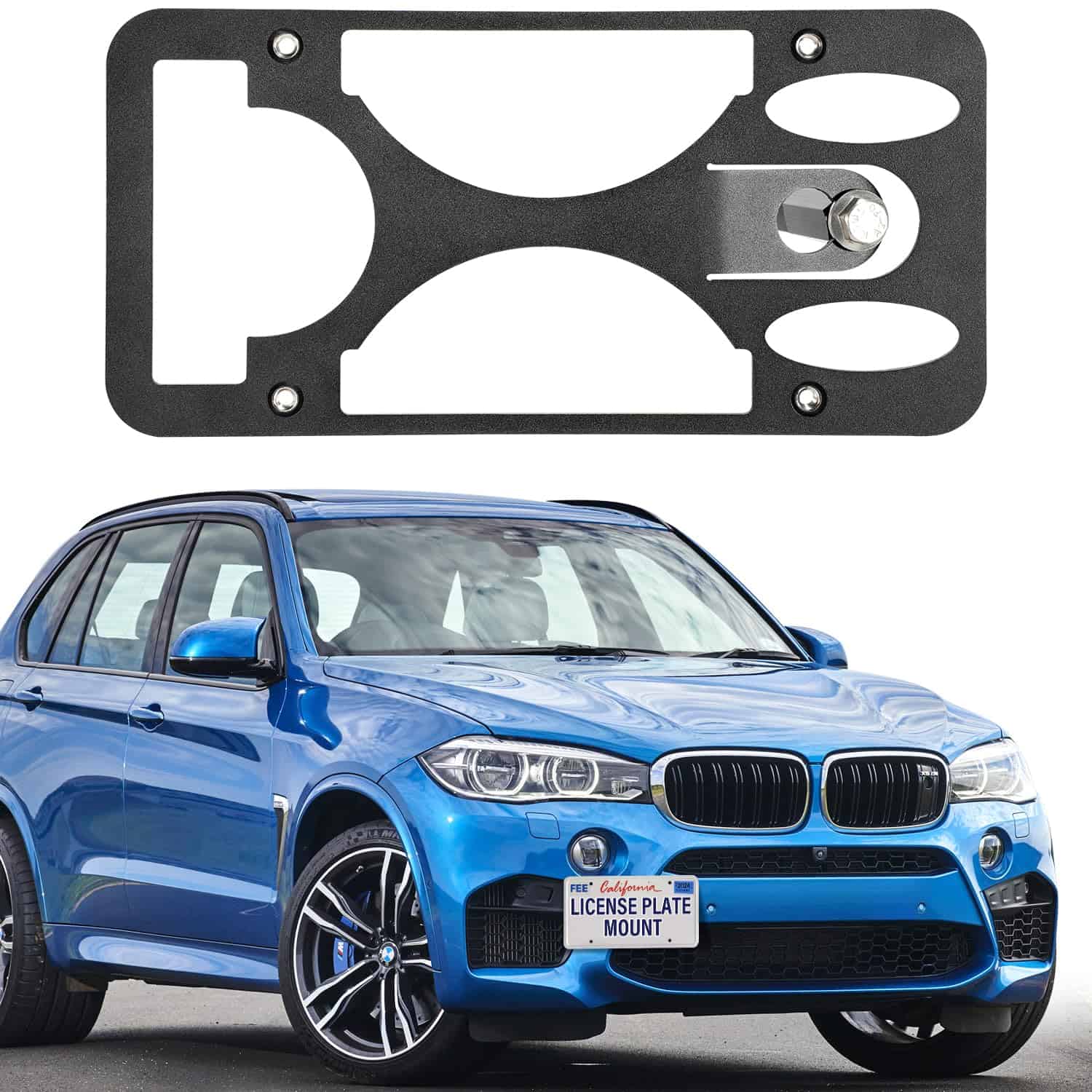 Soporte de placa de licencia para montaje en parachoques