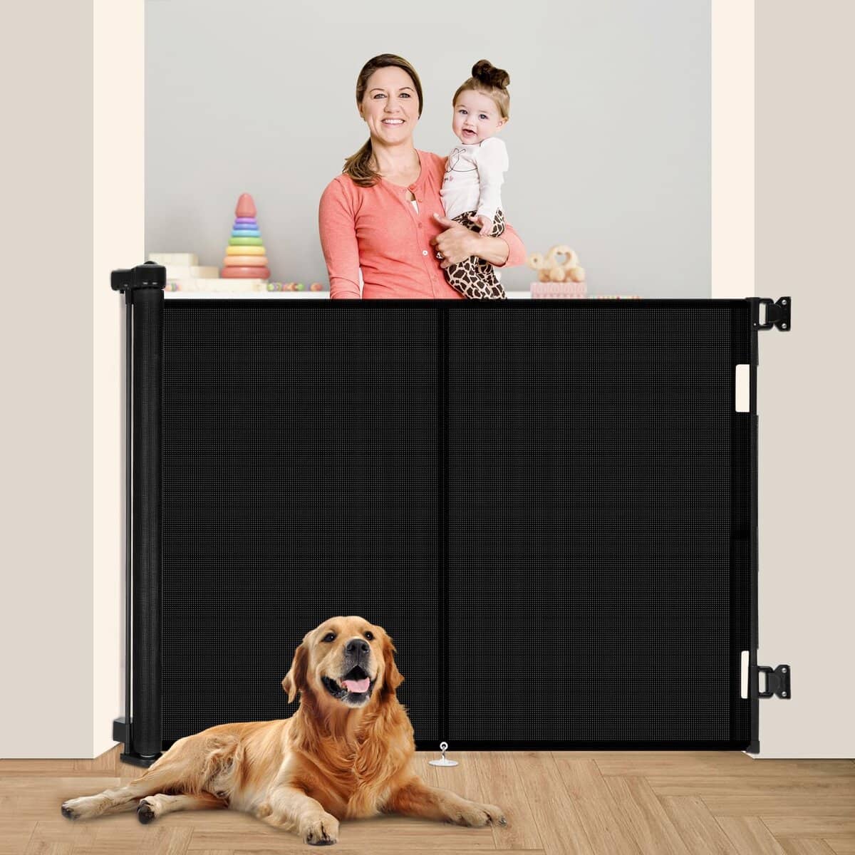 Barandilla Retráctil 59" Mejorada con Diseño de Tira