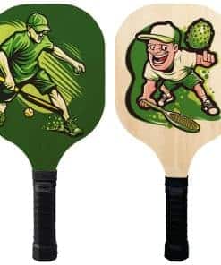 Set de 20 Paletas de Pádel VortriDino de Madera con