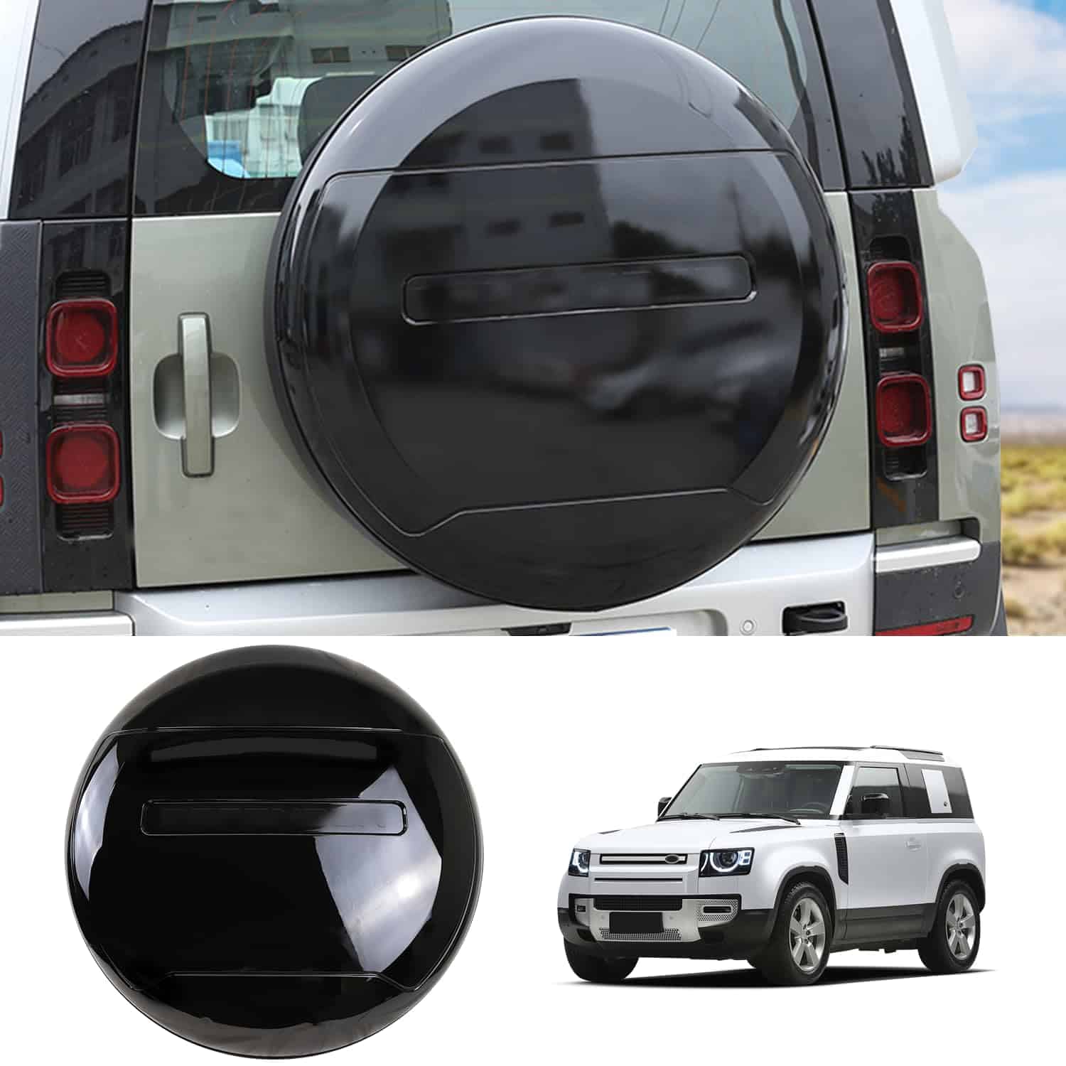 Cubierta de Repuesto Compatible con Land Rover Defender 90