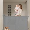 Puertas para Bebés Retráctiles de 59" con Diseño de Tira