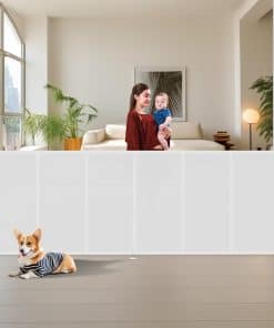 Puertas de bebé retráctiles Upgrade de 150 -Blanco