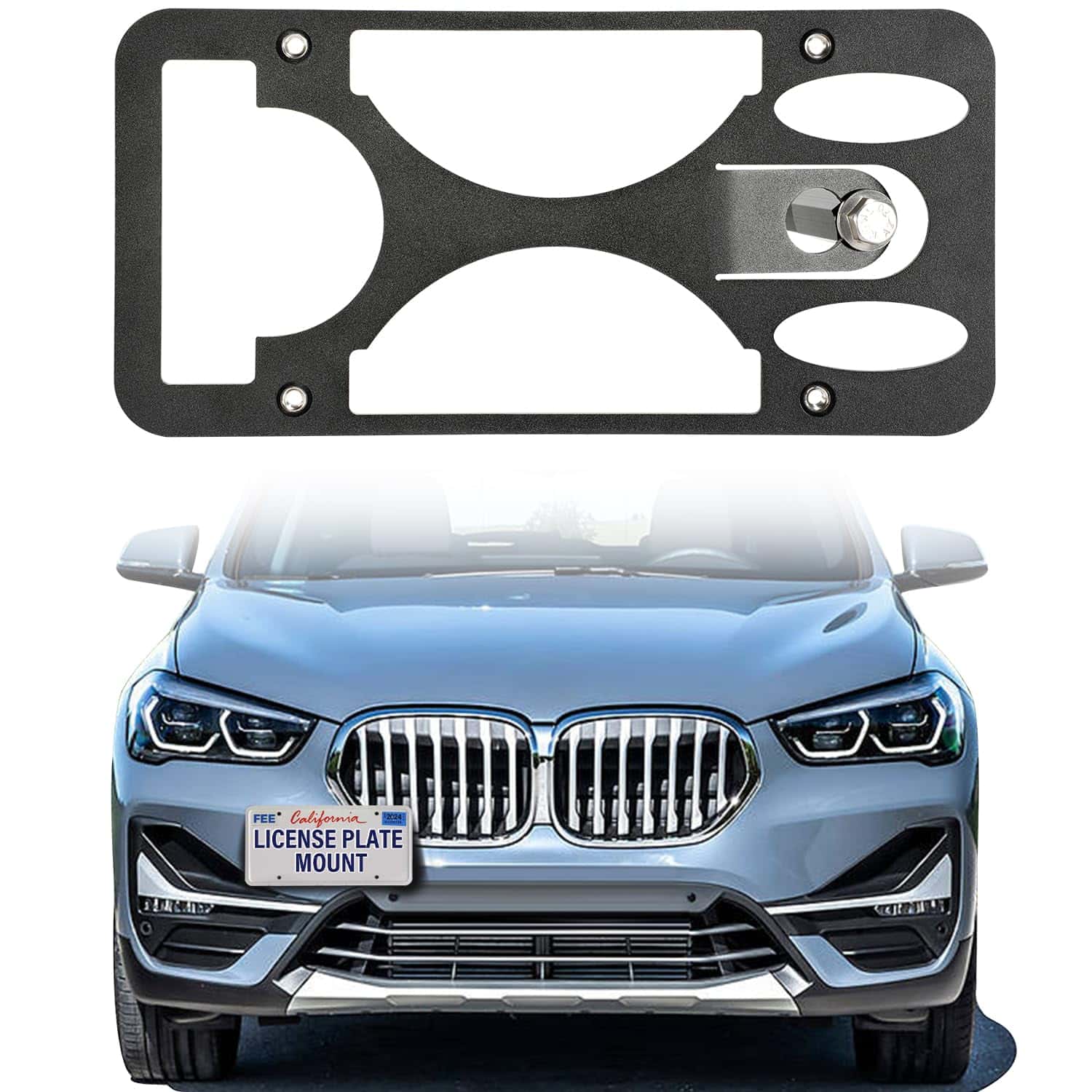 Soporte Portaplacas Delantero de Parachoques Compatible con