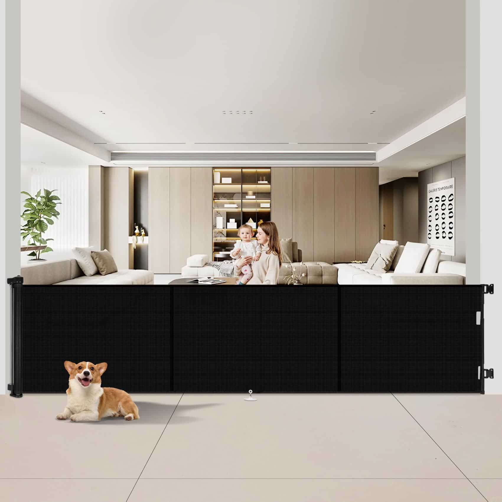 Upgrade 200 pulgadas Barreras de seguridad retráctiles