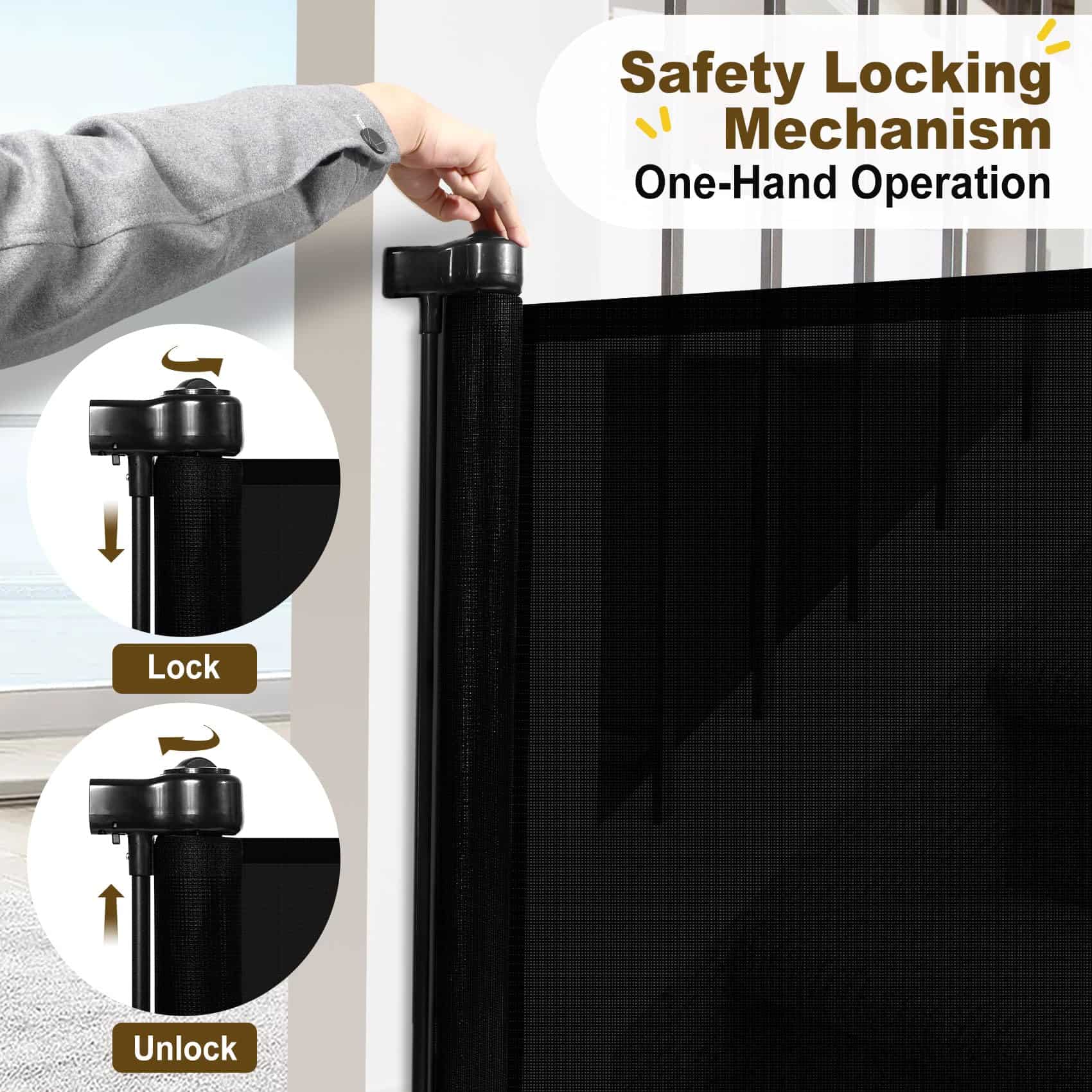 Upgrade 200 pulgadas Barreras de seguridad retráctiles - Imagen 5