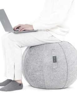 ANC POP Pelota de Yoga, Pelota de Ejercicio -Blanco Nieve