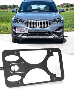 Soporte de placa de matrícula delantera -Negro