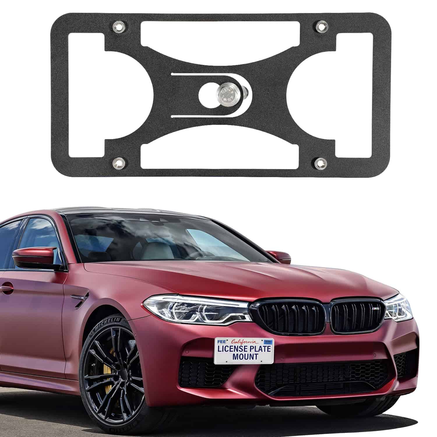 Soporte de montaje de placa de licencia delantero sin