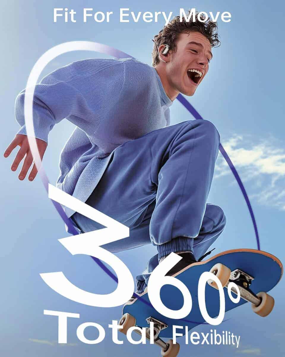 Audífonos Bluetooth inalámbricos de oído abierto - Imagen 6