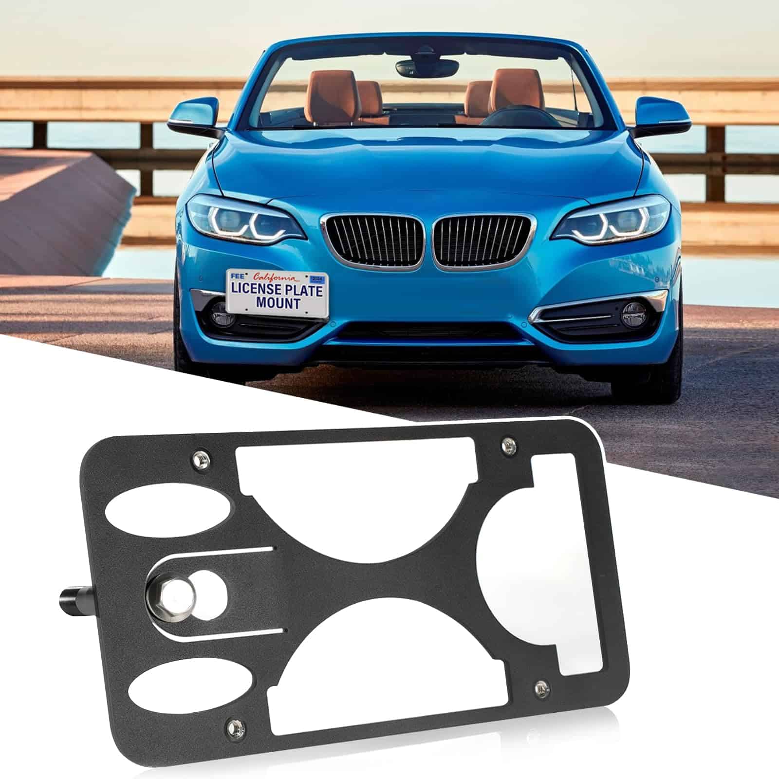 Portaplacas delantero compatible con BMW Serie 2 (F22/F23)