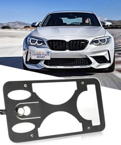 Soporte de placa de matrícula delantera -Negro