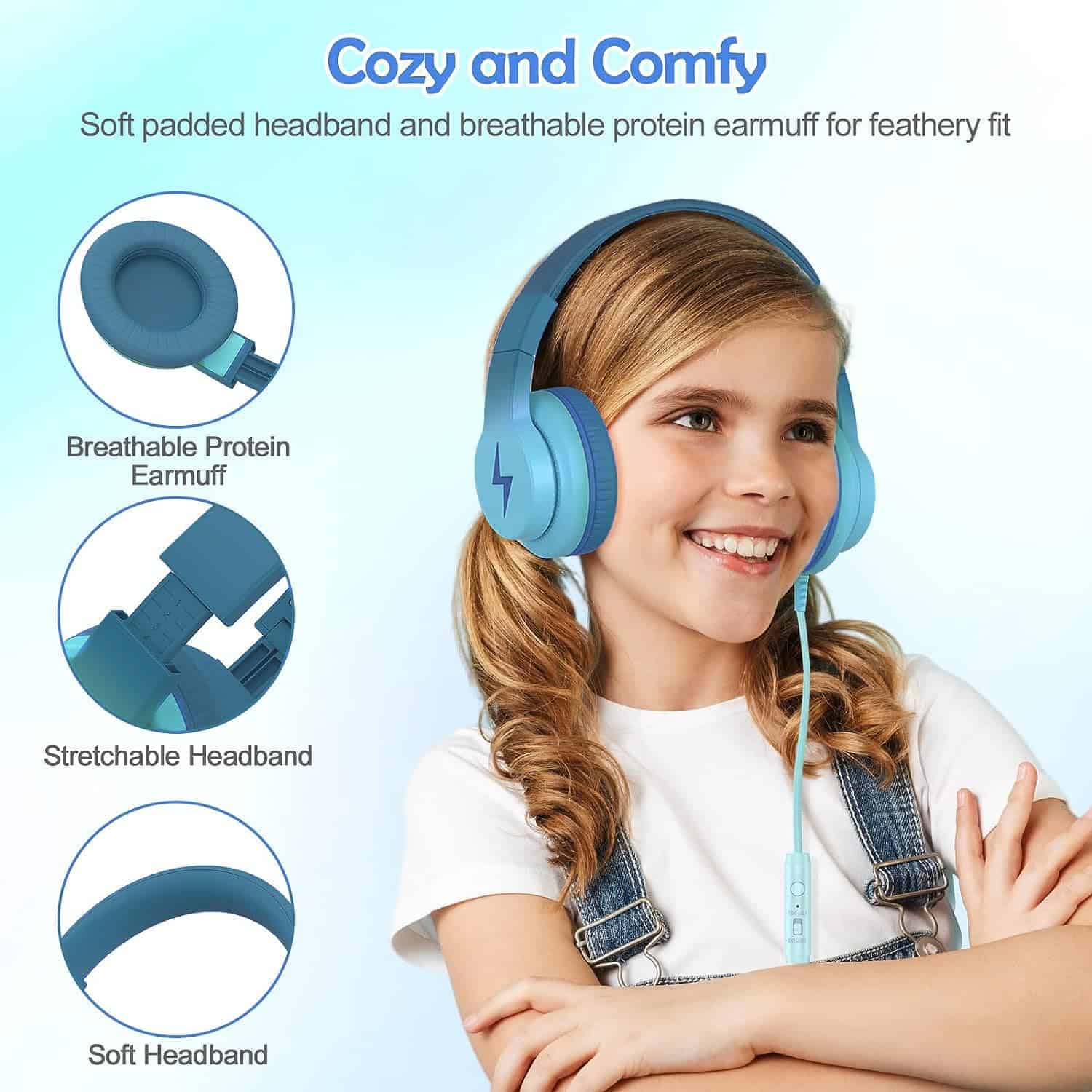 Audífonos para Niños Candy Bila, Audífonos con Cable para - Imagen 4