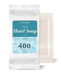 Paquete de 400 Barras de Jabón para Hoteles, Pastillas de