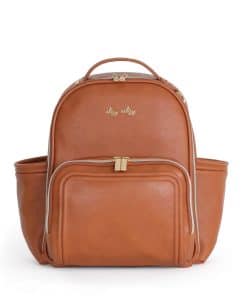 Bolso de pañales Mini Plus de Itzy Ritzy, Cognac