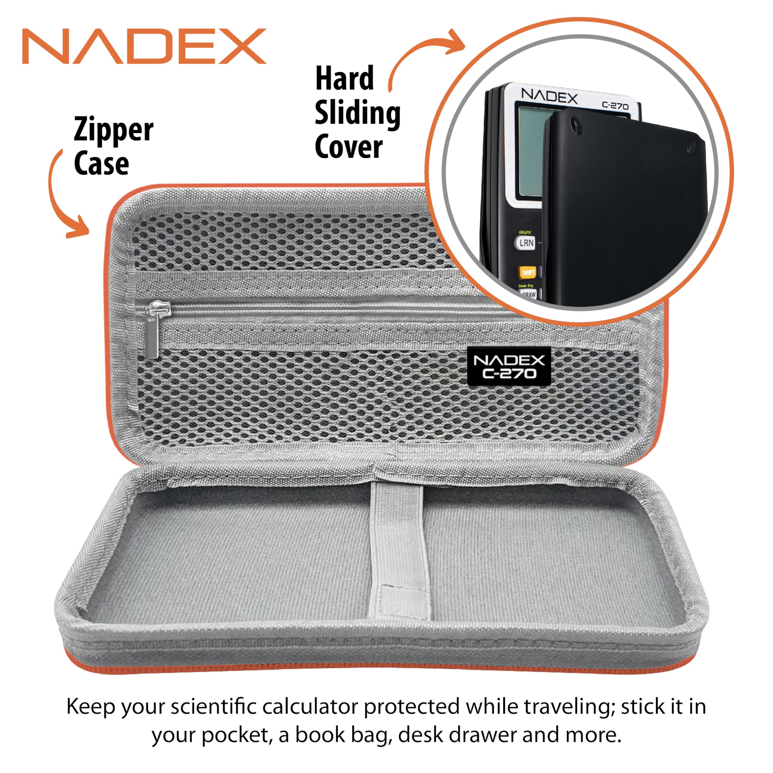 Calculadora Científica con Funciones de -Naranja - Imagen 8