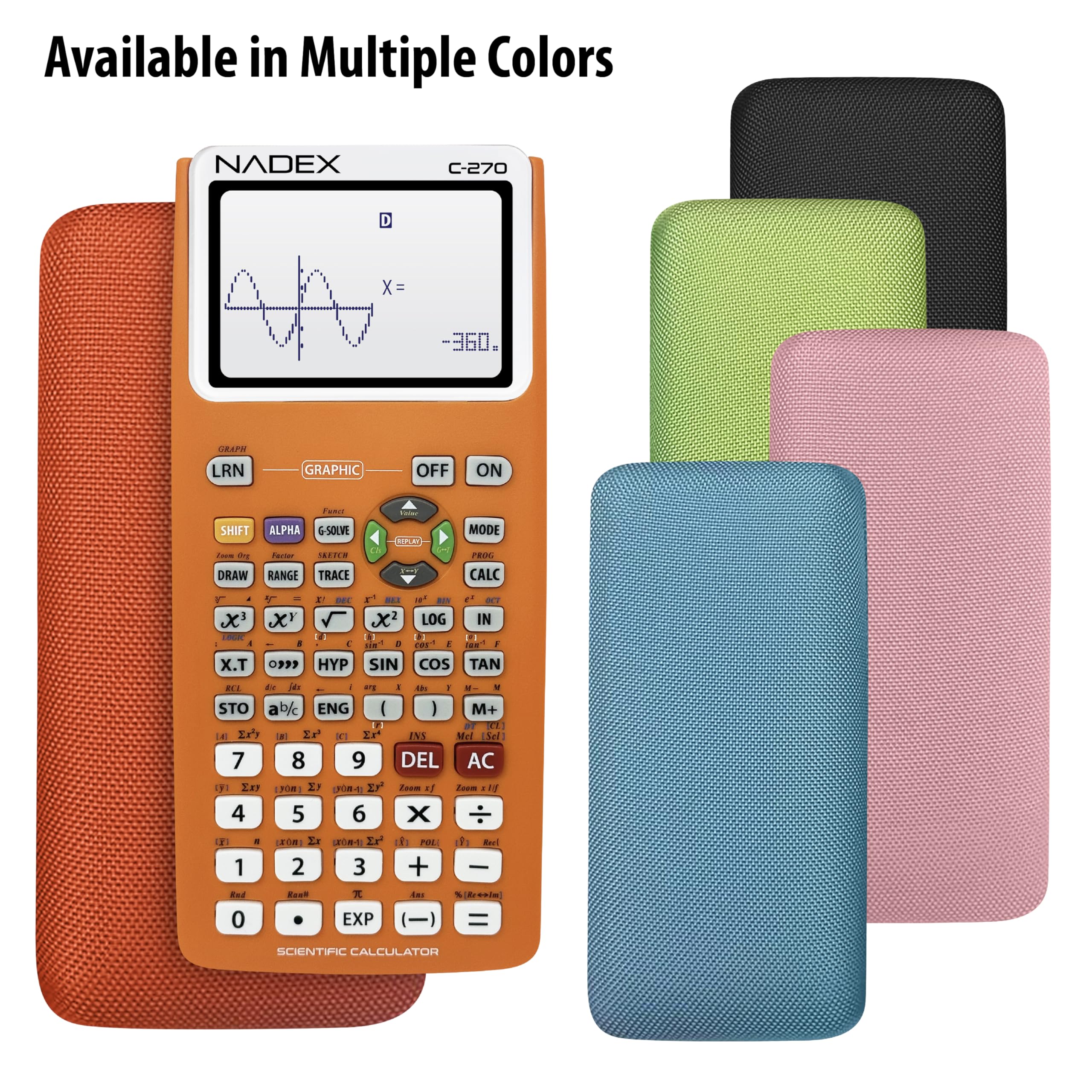 Calculadora Científica con Funciones de -Naranja - Imagen 10