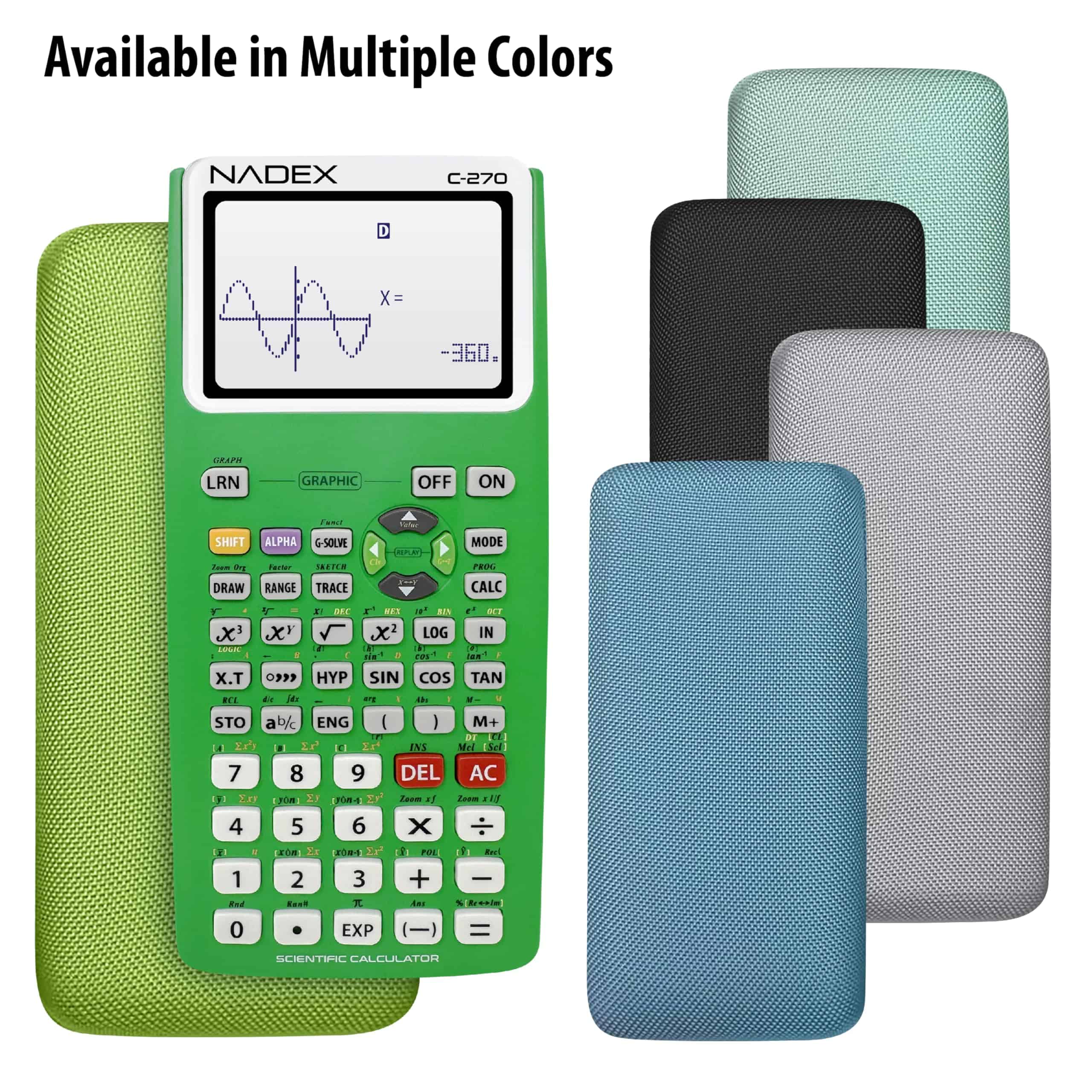 Calculadora Científica con Graficación, Incluye Estuche de - Imagen 10