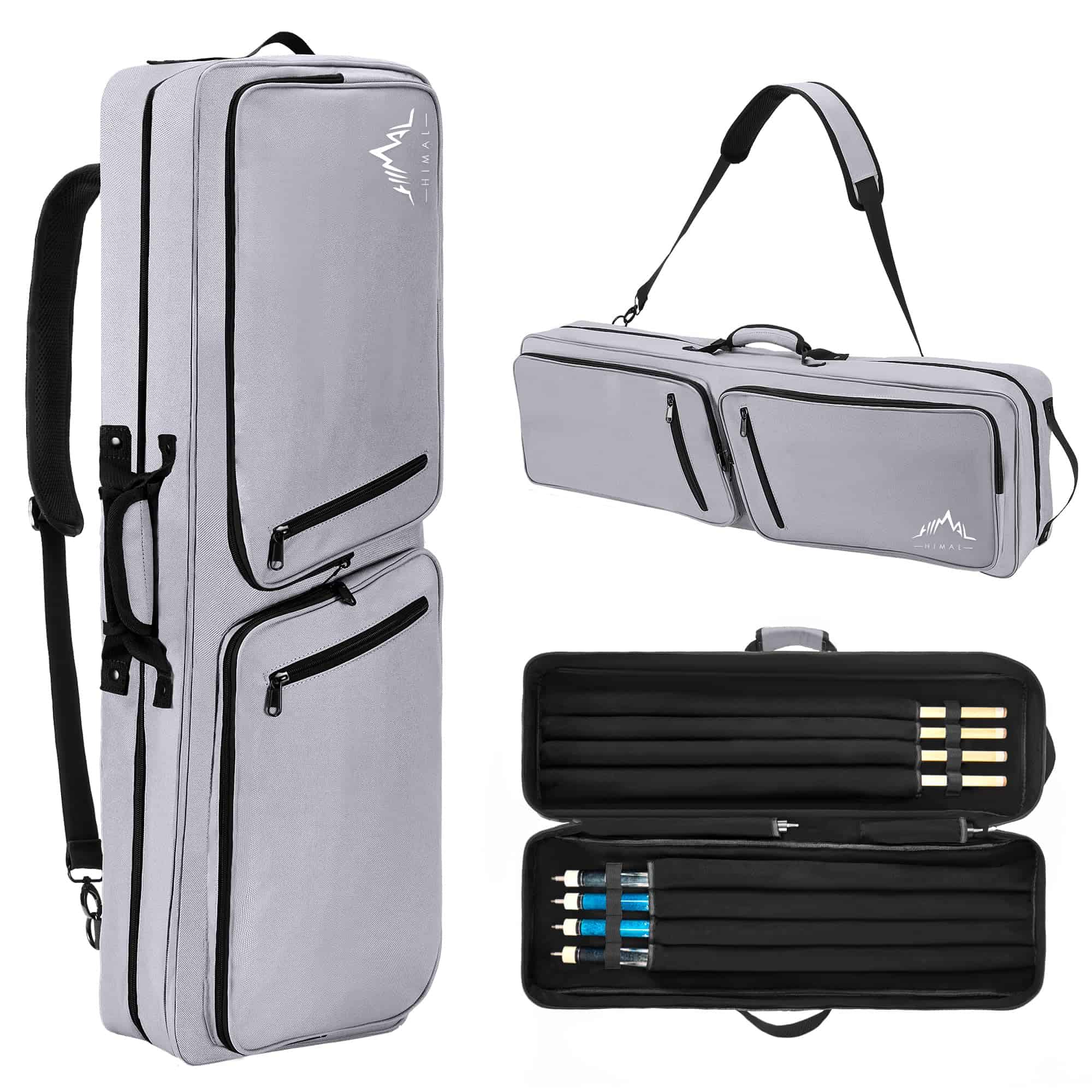 Estuche de taco de billar UNIHIMAL 4x4 - Estuche de taco