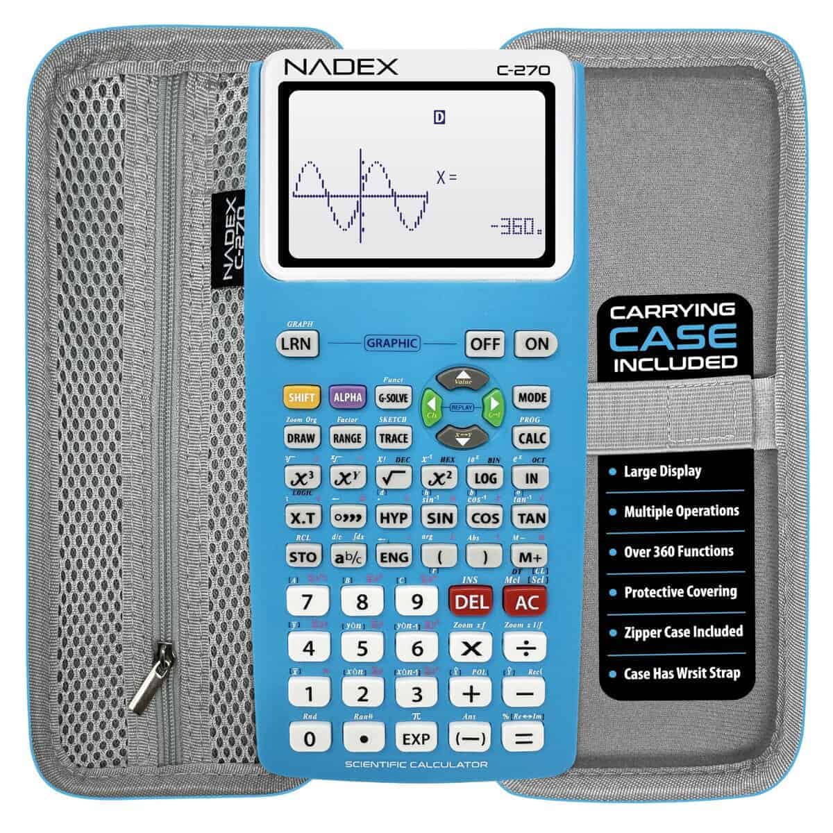 Calculadora Científica con Funciones de -Azul