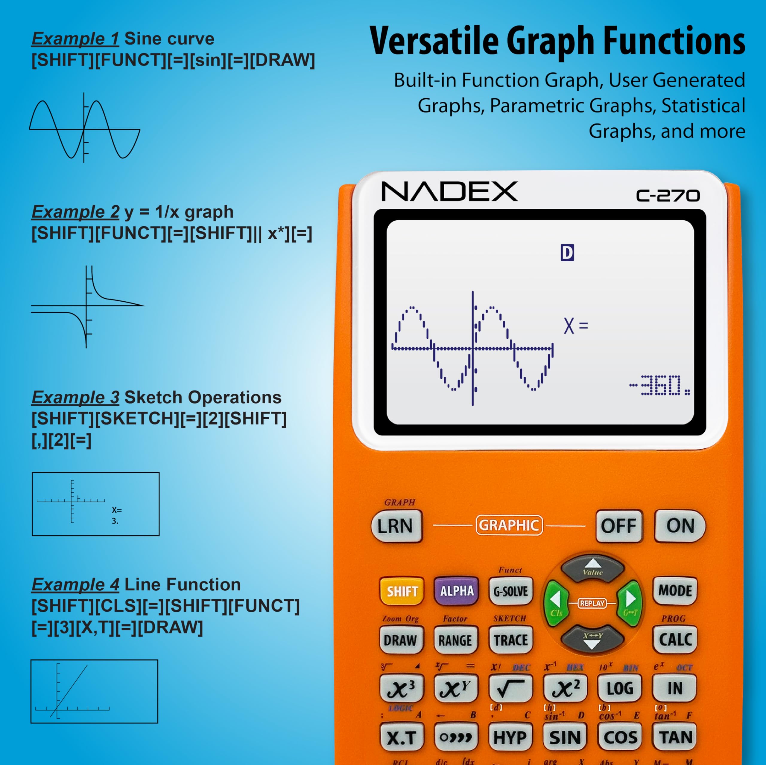 Calculadora Científica con Funciones de Gráficas para - Imagen 4
