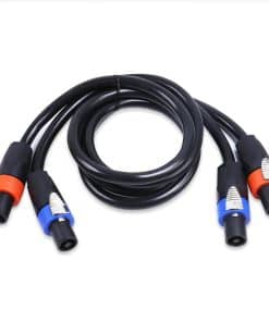 Paquete de 2 Cables Speakon de 3 Pies, Calibre 12 de 4