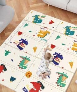 Tapete de Juego para Bebés, 74" x 50" Tapete de Juego para