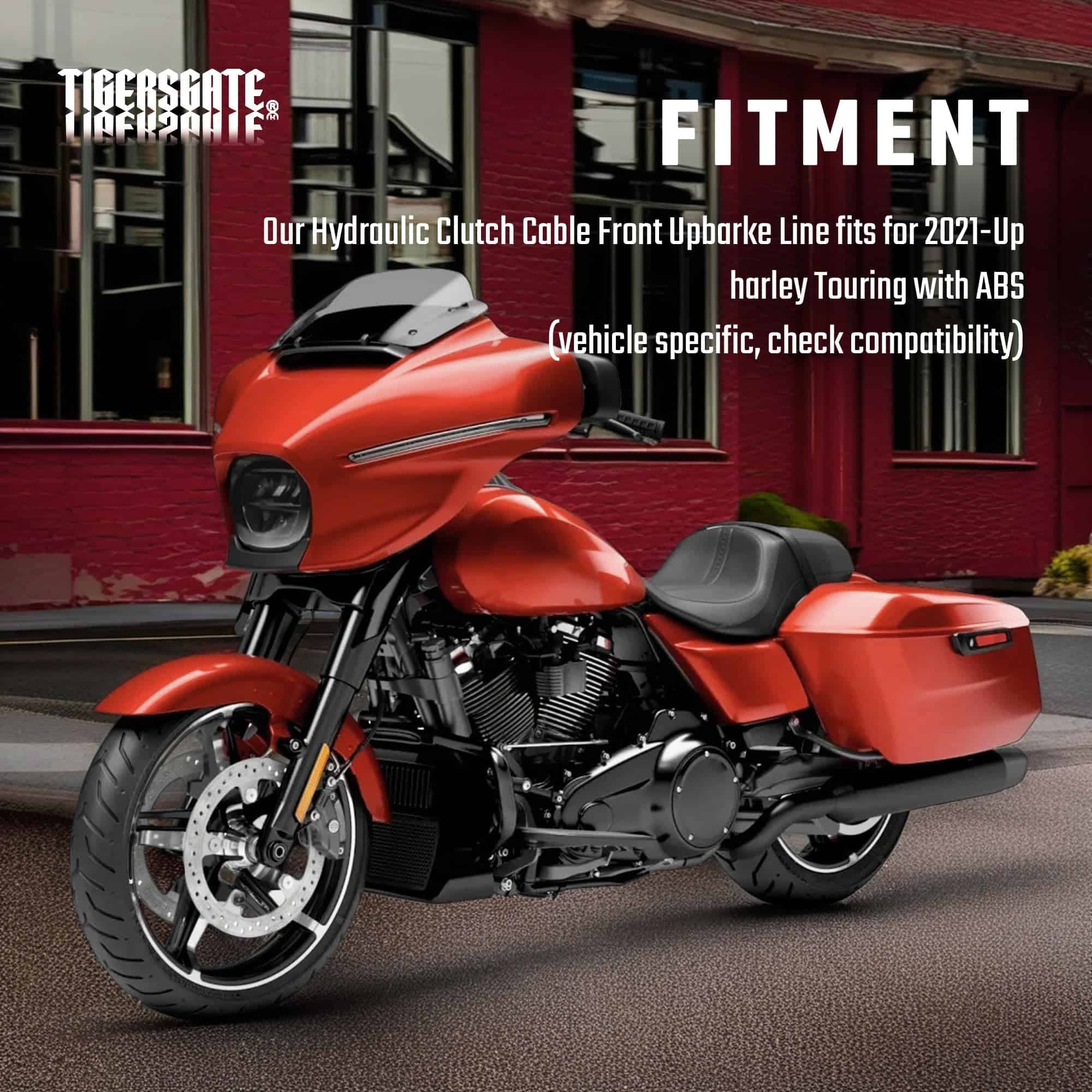 TIGERSGATE Kit de Cable de Embrague Hidráulico de 14" Ape - Imagen 3