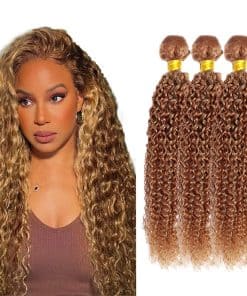 P27/30 Mechones de Cabello Humano Resaltados Ondulados en
