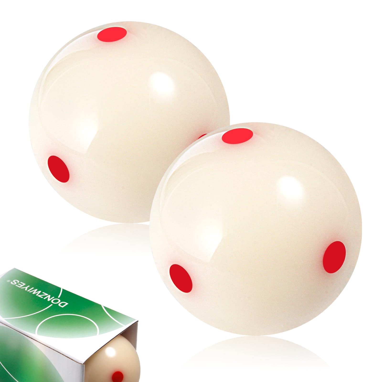 Bola de billar de entrenamiento DONZWIYES -Rojo