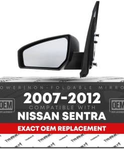 Espejo de lado del pasajero de repuesto - Compatible con