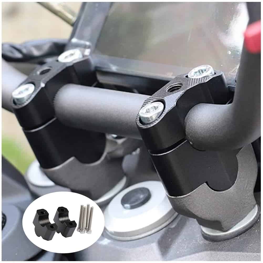 EKSED Elevadores de Manillar de Motocicleta 28 mm de Altura