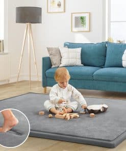 Tapete de Juego para Bebés ILPEOD de 1.2" -Gris