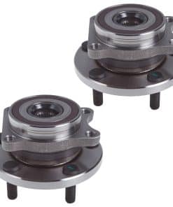 Conjunto de 2 unidades de eje y rodamiento delantero